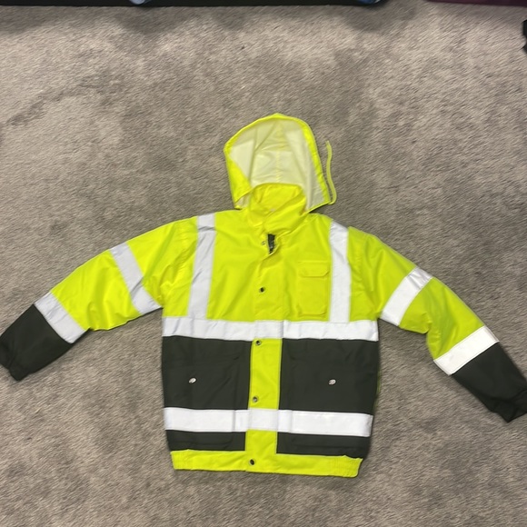 Medium Utility Pro HiVis bomber jacket with Teflon fabric protector - Picture 3 of 3